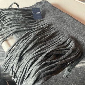 Grey scarf lucky brand